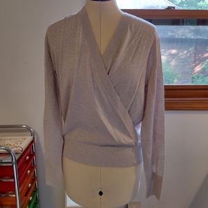 NWT J.Crew Wrap Sweater Size S Champagne